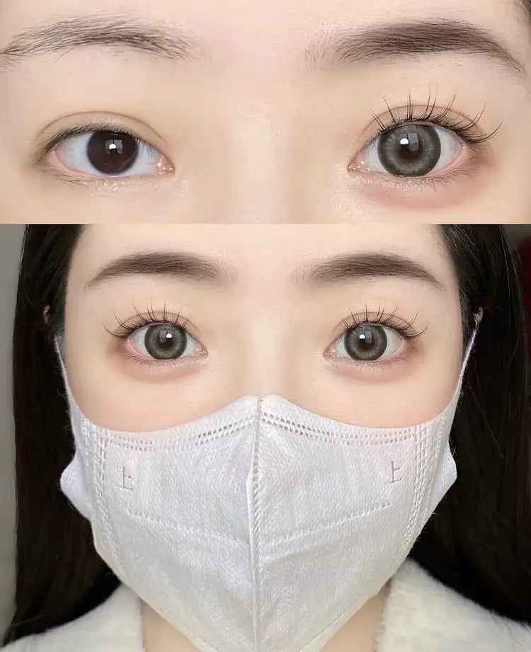SALE 14.5 Mimipark【年抛】性感自带魅惑的巫女眼眸 亚麻灰棕色 K1 brown