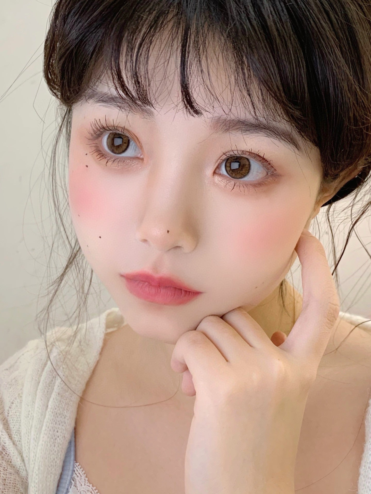 SALE 14.0【日抛】 Jiucycon 夏栗桥本环奈琥珀棕