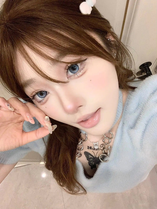 14.4 Lillilly 【日抛】漫画冰川极光婴儿蓝LL-38