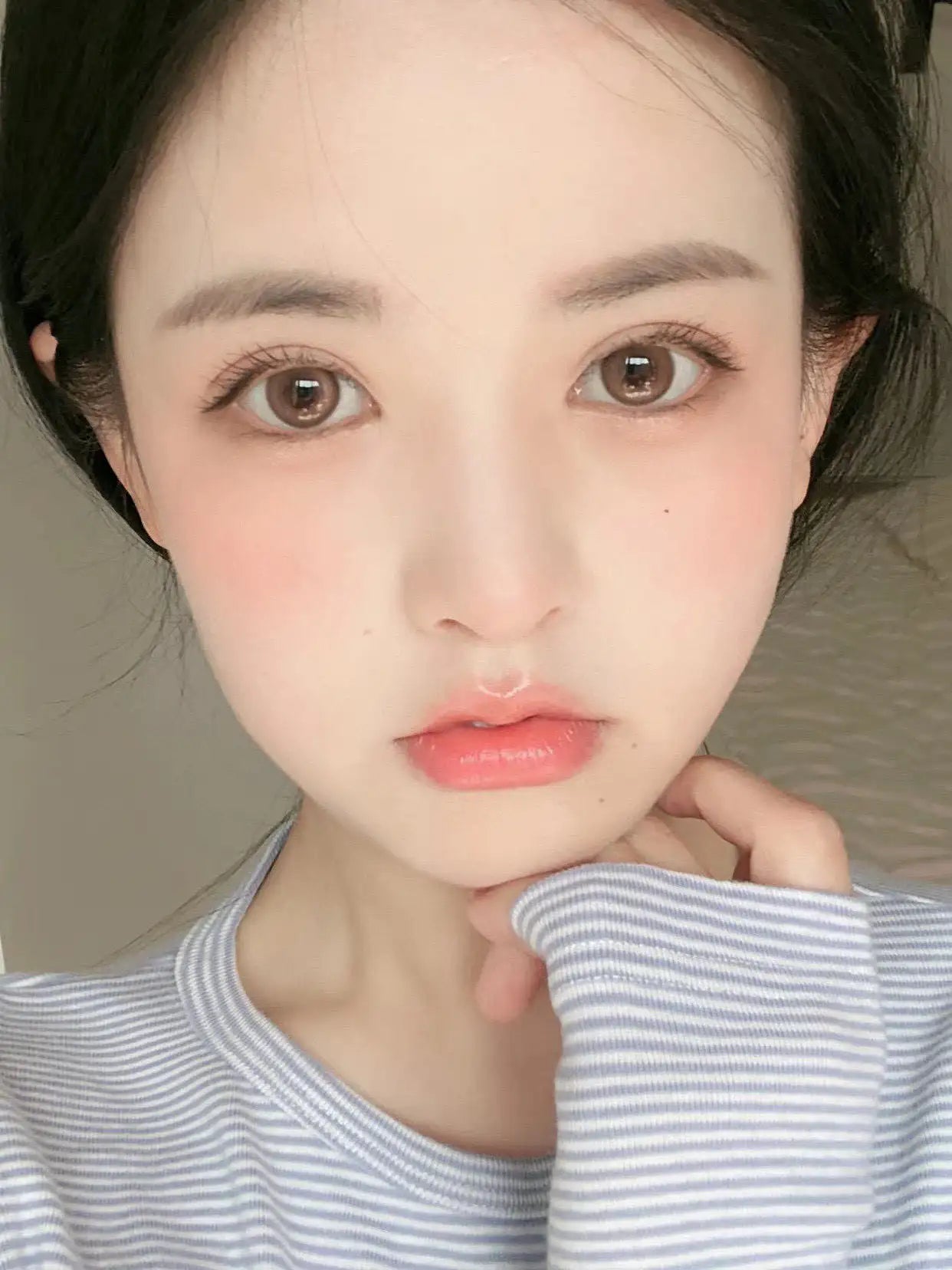 SALE 14.2 Ginomii【月抛】燕麦奶茶珠高光温柔白月光 Amasi Brown