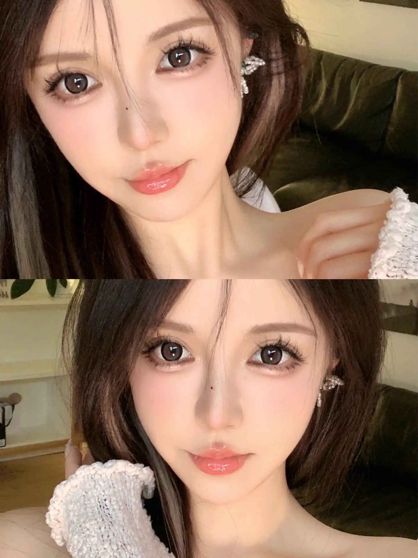 SALE 14.5 Lillilly【月抛】 灰糖奶油气泡 大直径狗狗眼 Y20