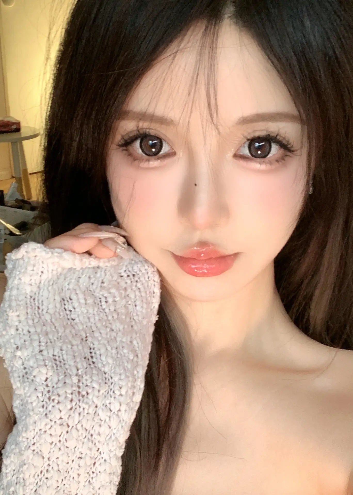 SALE 14.5 Lillilly【月抛】 灰糖奶油气泡 大直径狗狗眼 Y20