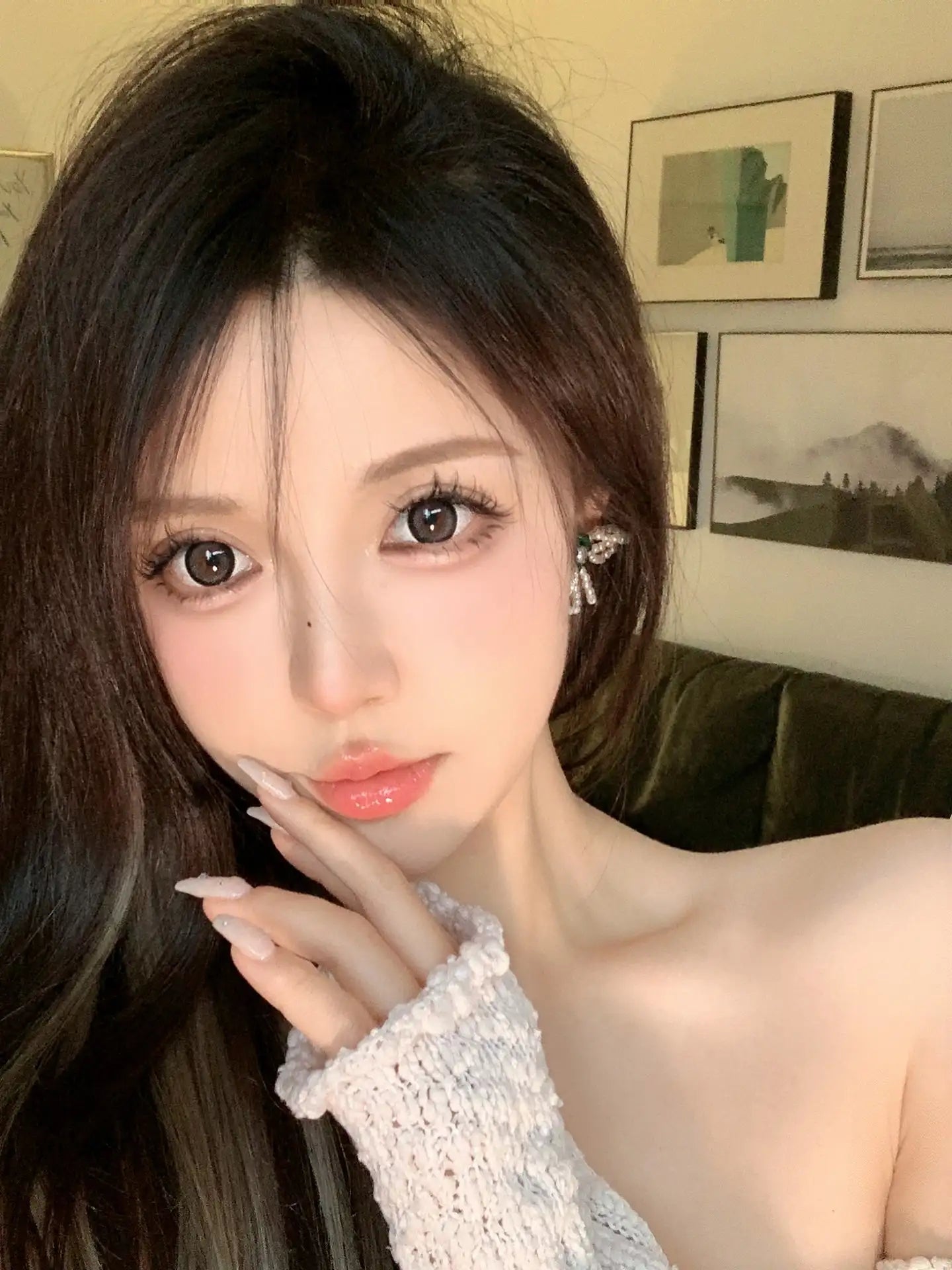 SALE 14.5 Lillilly【月抛】 灰糖奶油气泡 大直径狗狗眼 Y20