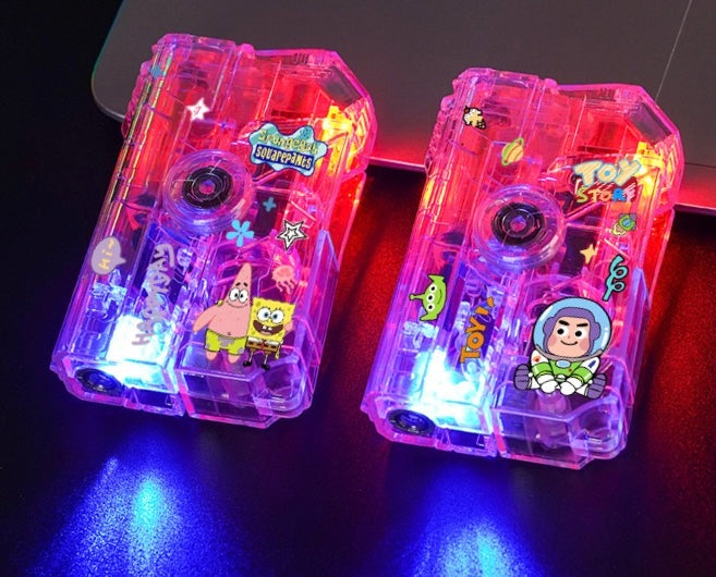 Transparent LED Spinning Lighter